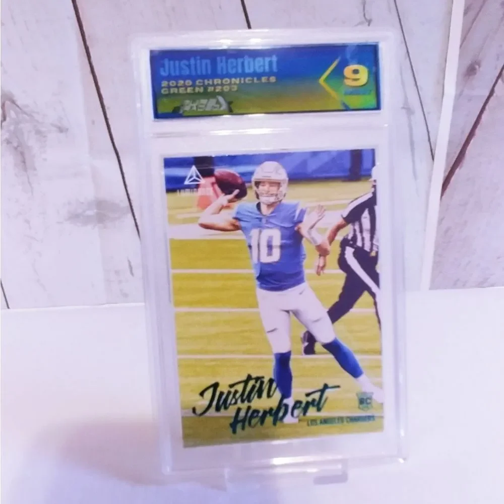Justin Herbert #2020 Chronicles #203 Green PGX 9 Mint